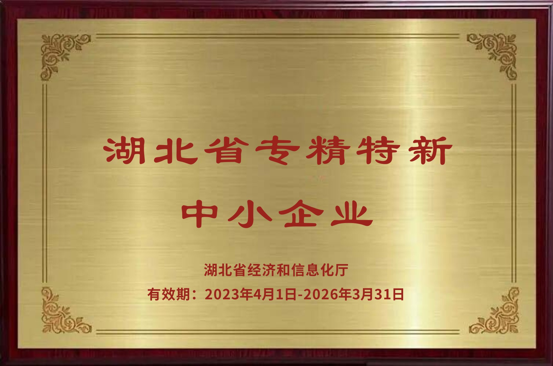 湖北省专精特新中小企业
